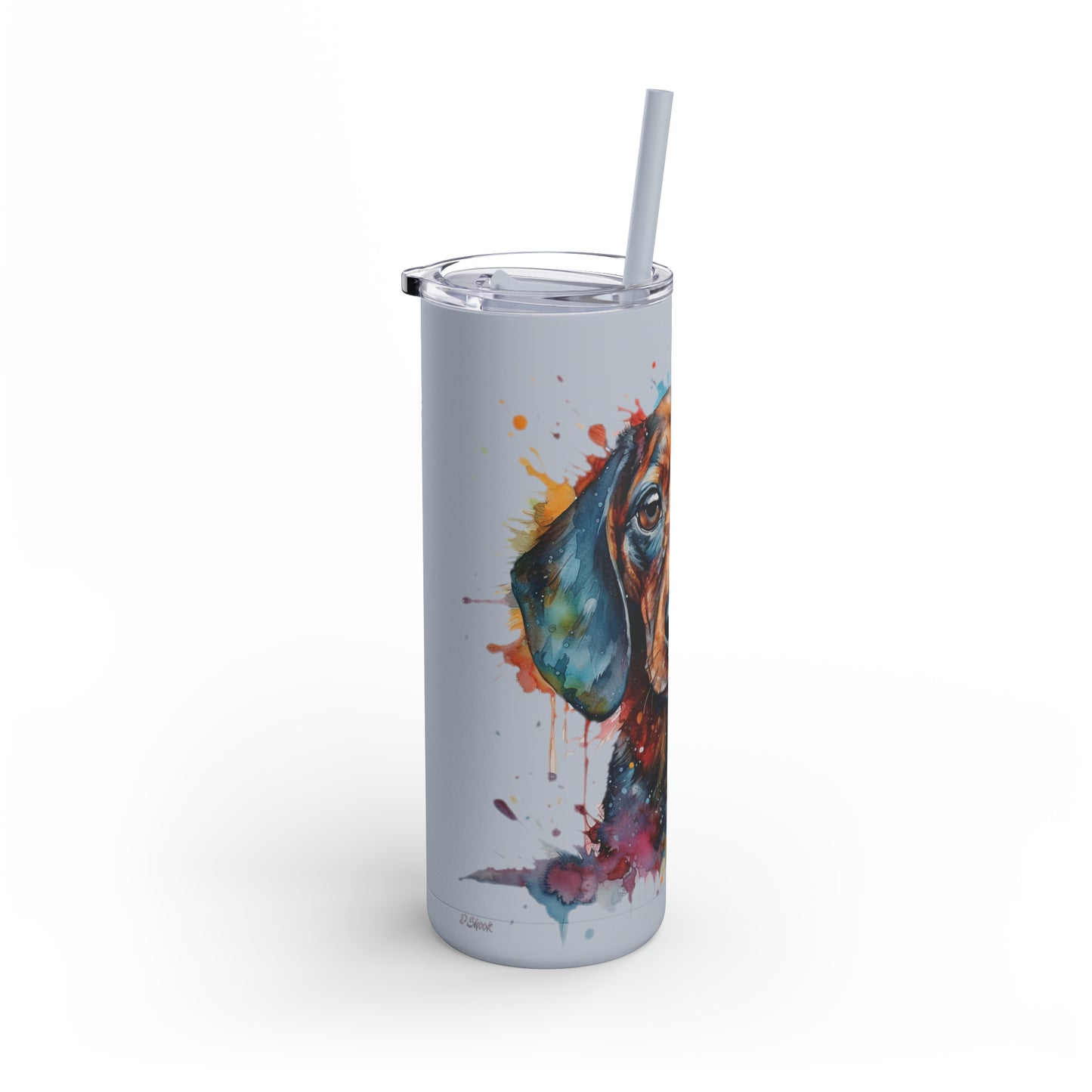 Dachshund 3 Maars Maker Skinny Matte Tumbler, 20oz