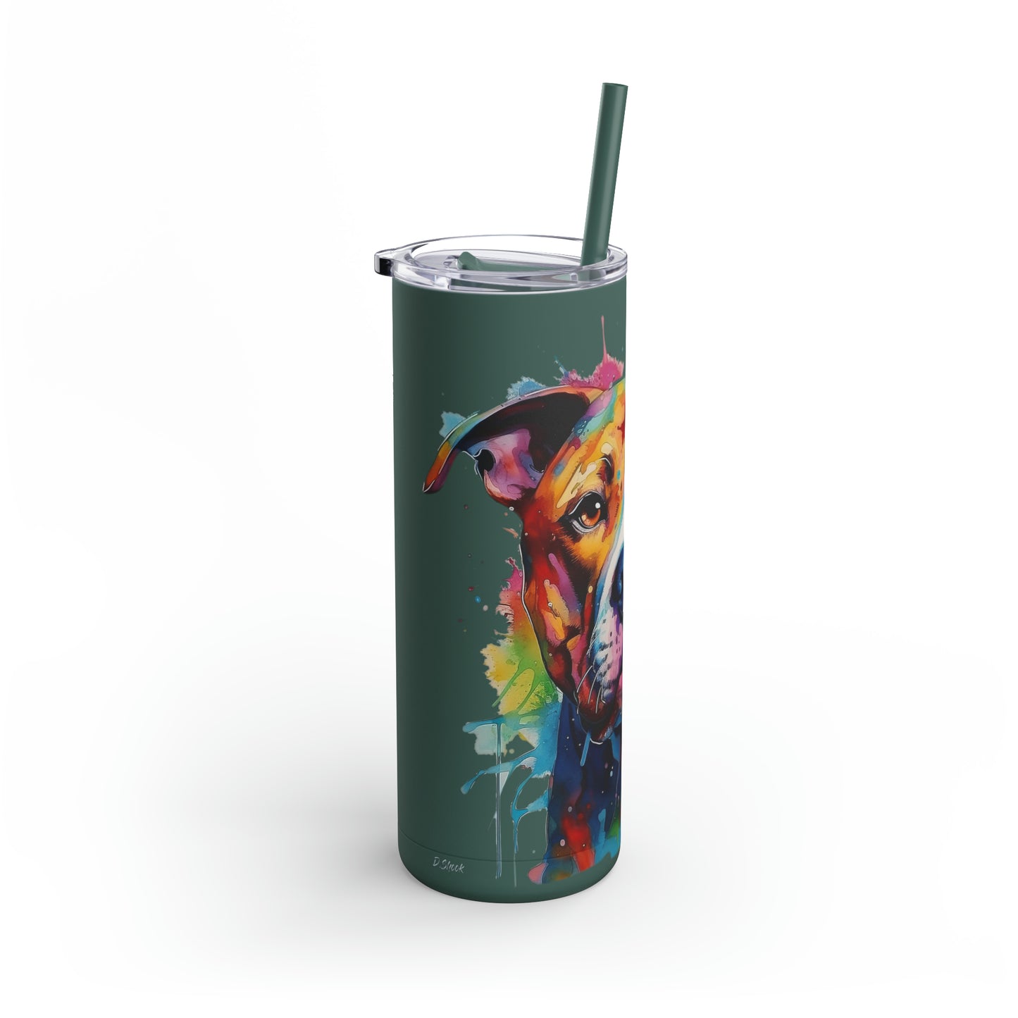Pitbull 2 Maars Maker Skinny Matte Tumbler, 20oz