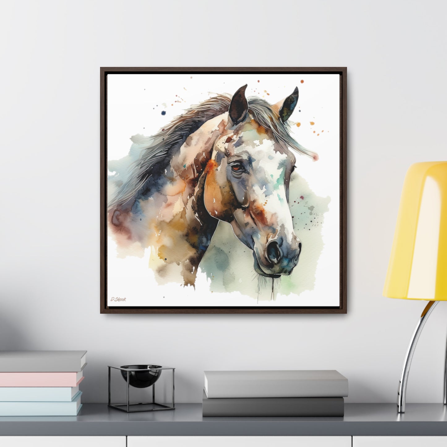 Horse Rescue 22 Gallery Canvas Wraps, Square Frame