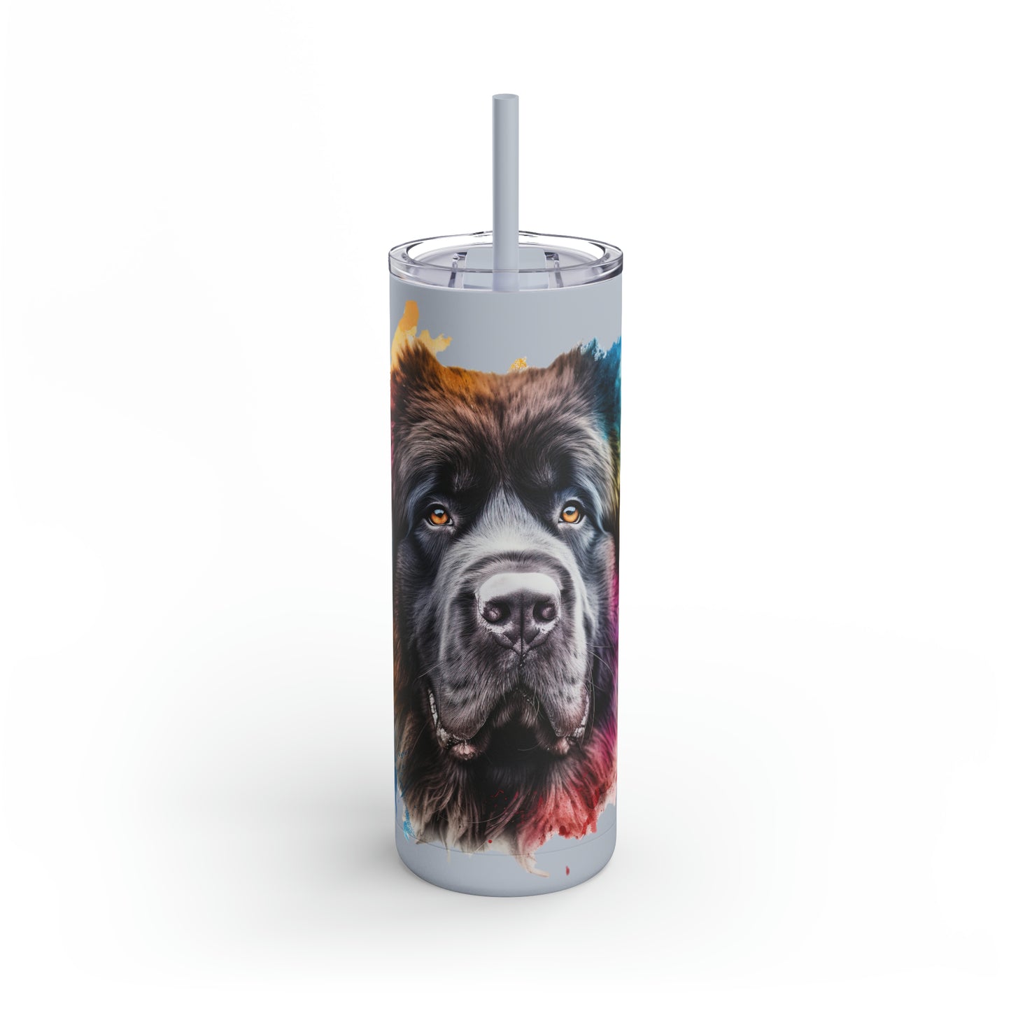 Newfoundland Dog 3 Maars Maker Skinny Matte Tumbler, 20oz
