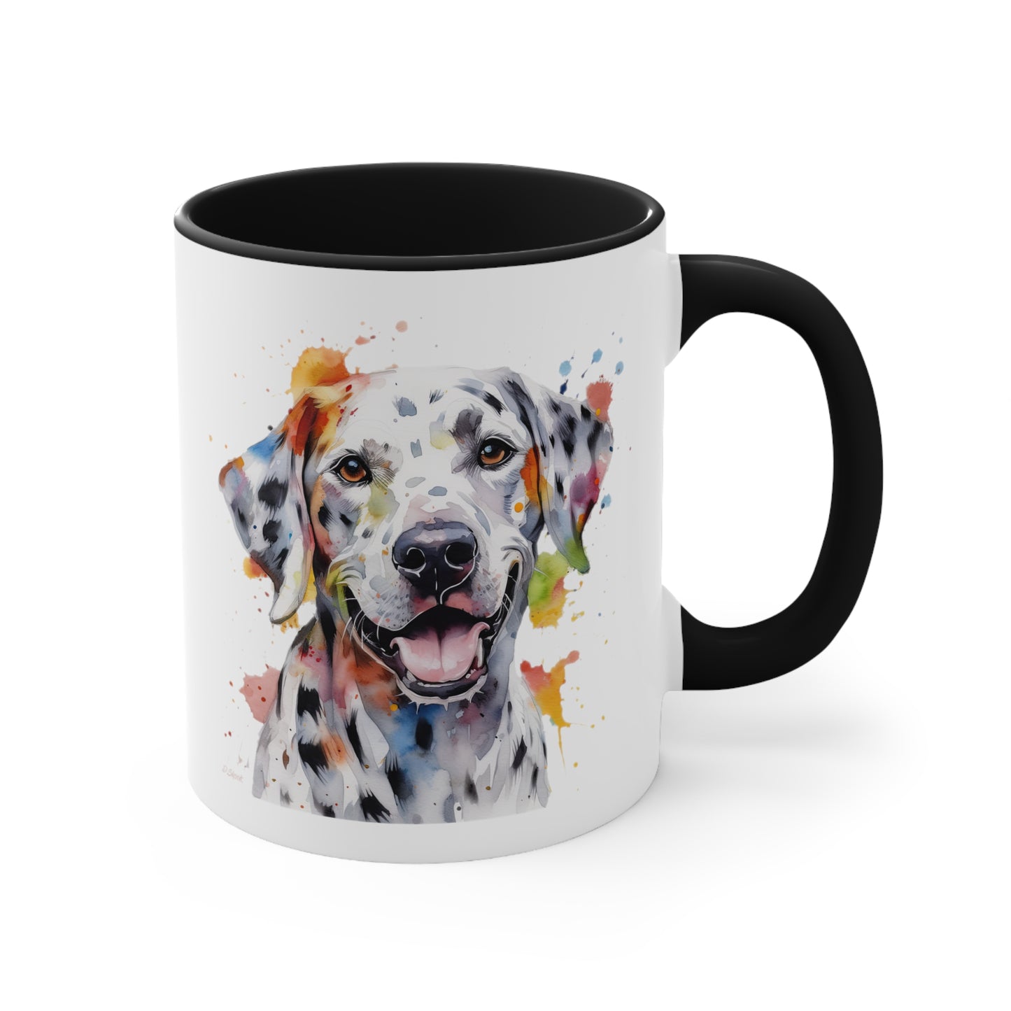Dalmatian 1 Accent Mugs