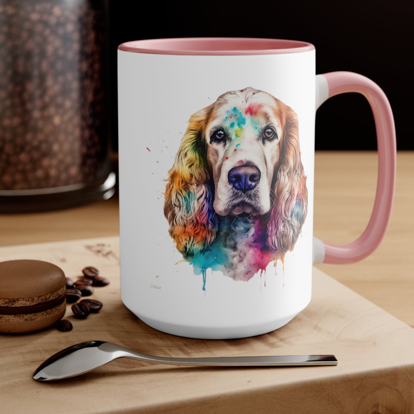 English Cocker Spaniel 2 Accent Mugs