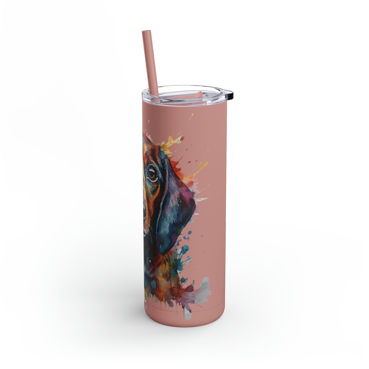 Dachshund 3 Maars Maker Skinny Matte Tumbler, 20oz