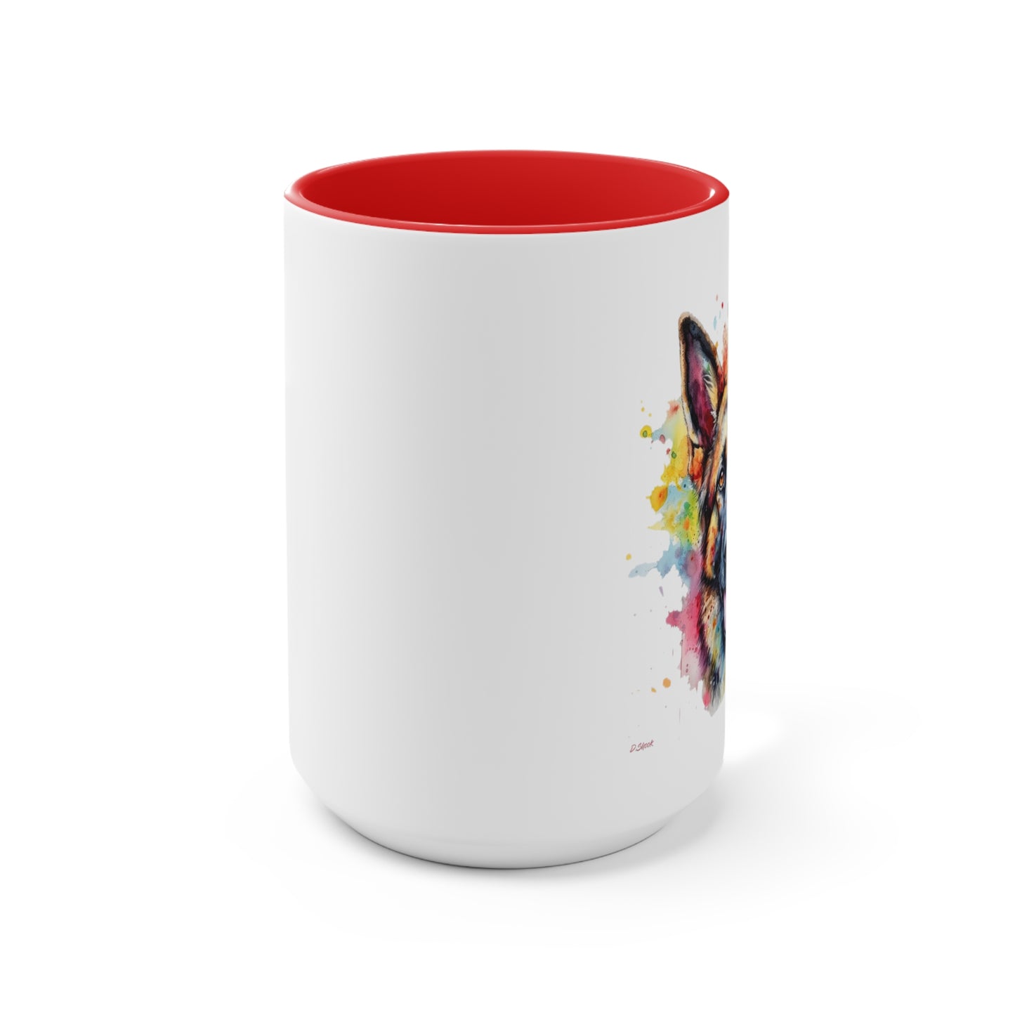 German Sheppard 1 Accent Mugs