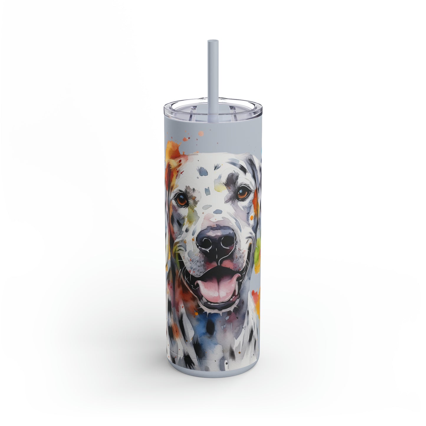 Dalmatian 1 Maars Maker Skinny Matte Tumbler, 20oz