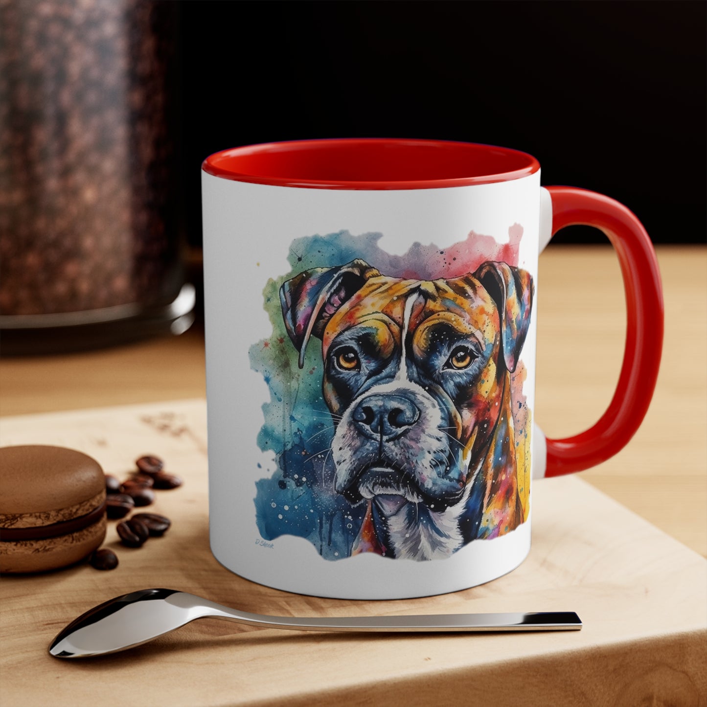 Boxer 3 Accent Mugs