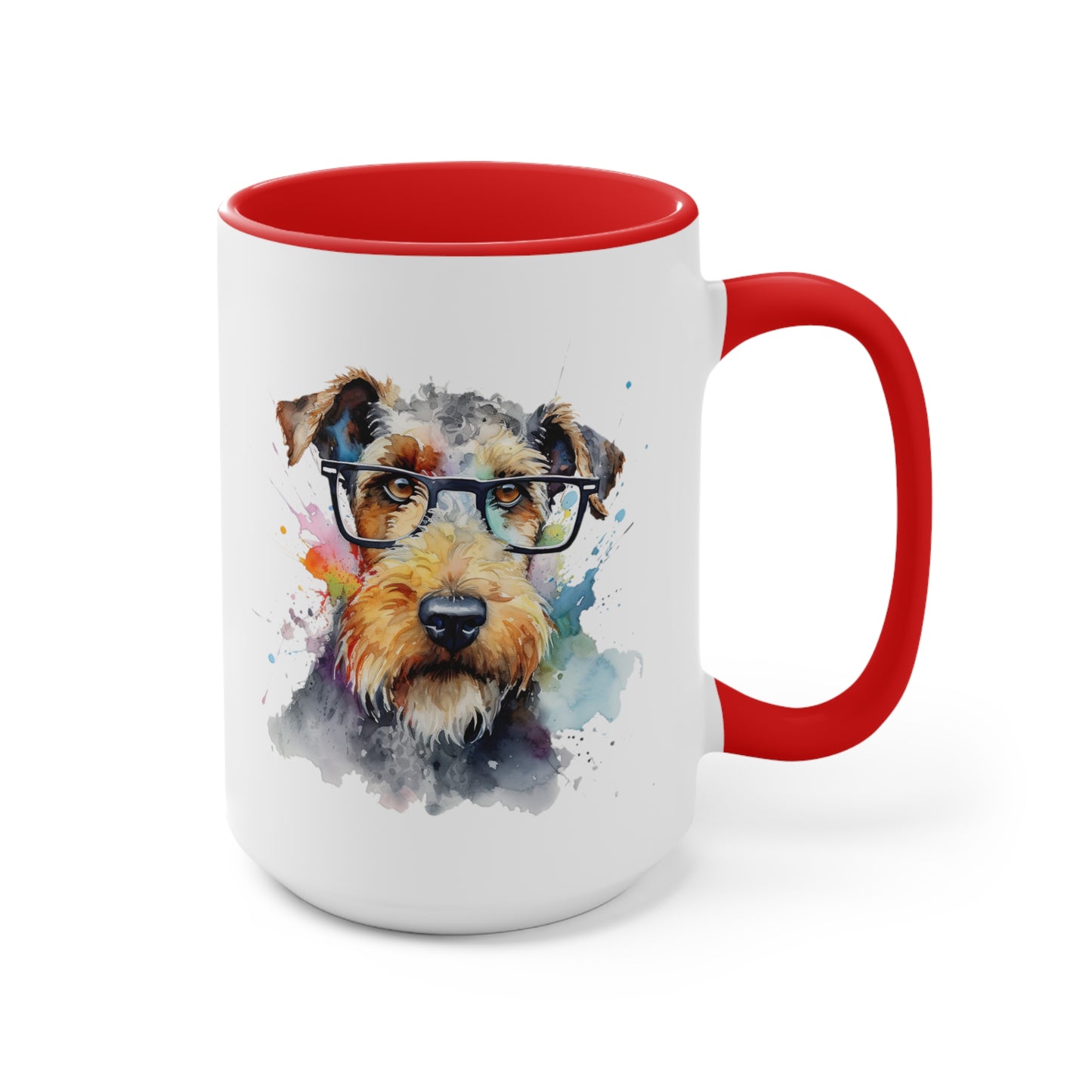 Airedale Terrier 7 Accent Mugs