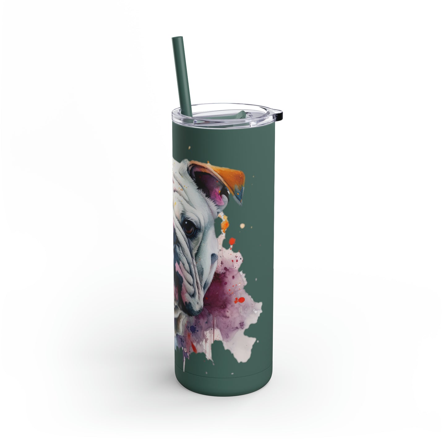 Bulldog 1 Maars Maker Skinny Matte Tumbler, 20oz