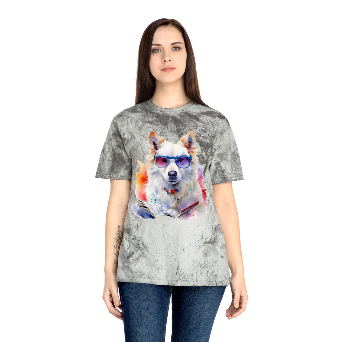 American Eskimo Dog 4 Unisex Color Blast T-Shirt