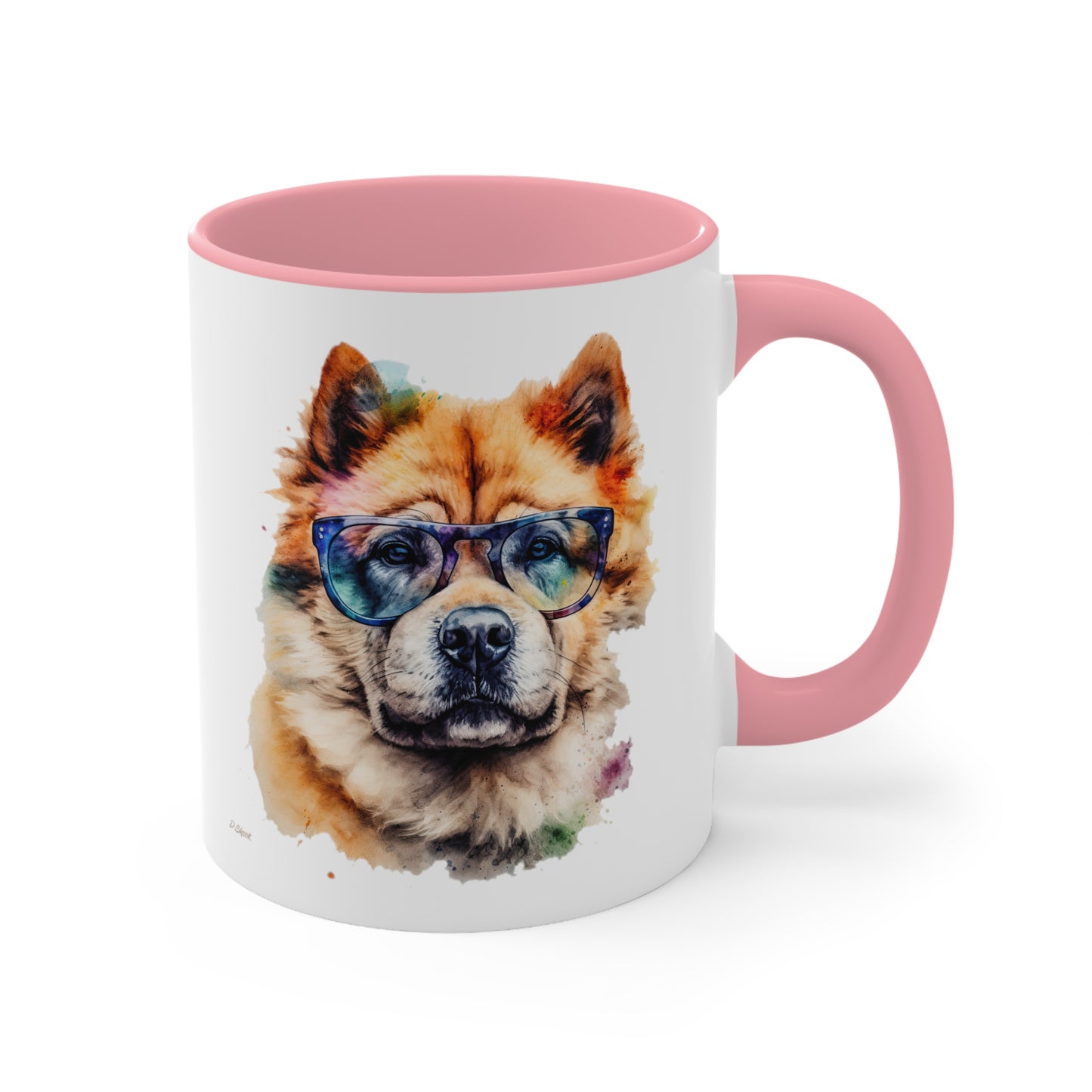 Chow Chow 5 Accent Mugs