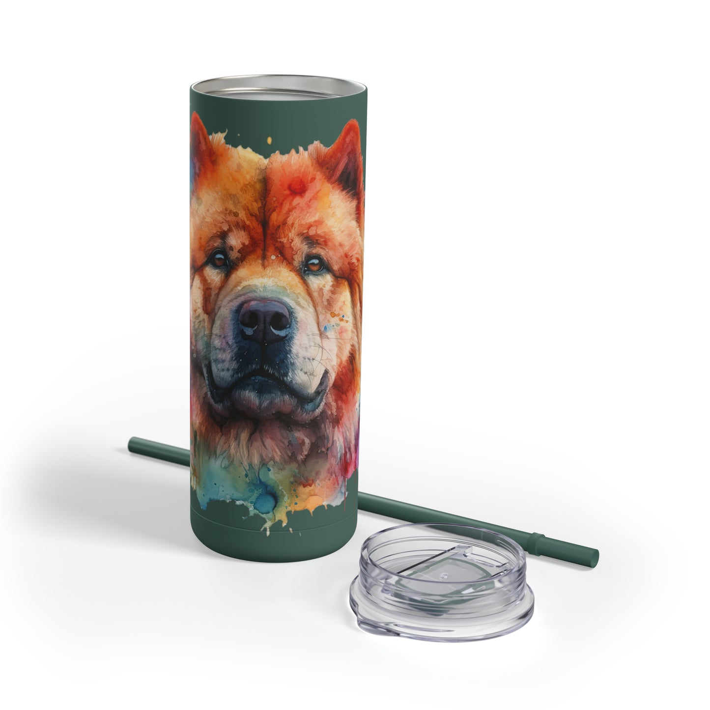 Chow Chow 2 Maars Maker Skinny Matte Tumbler, 20oz
