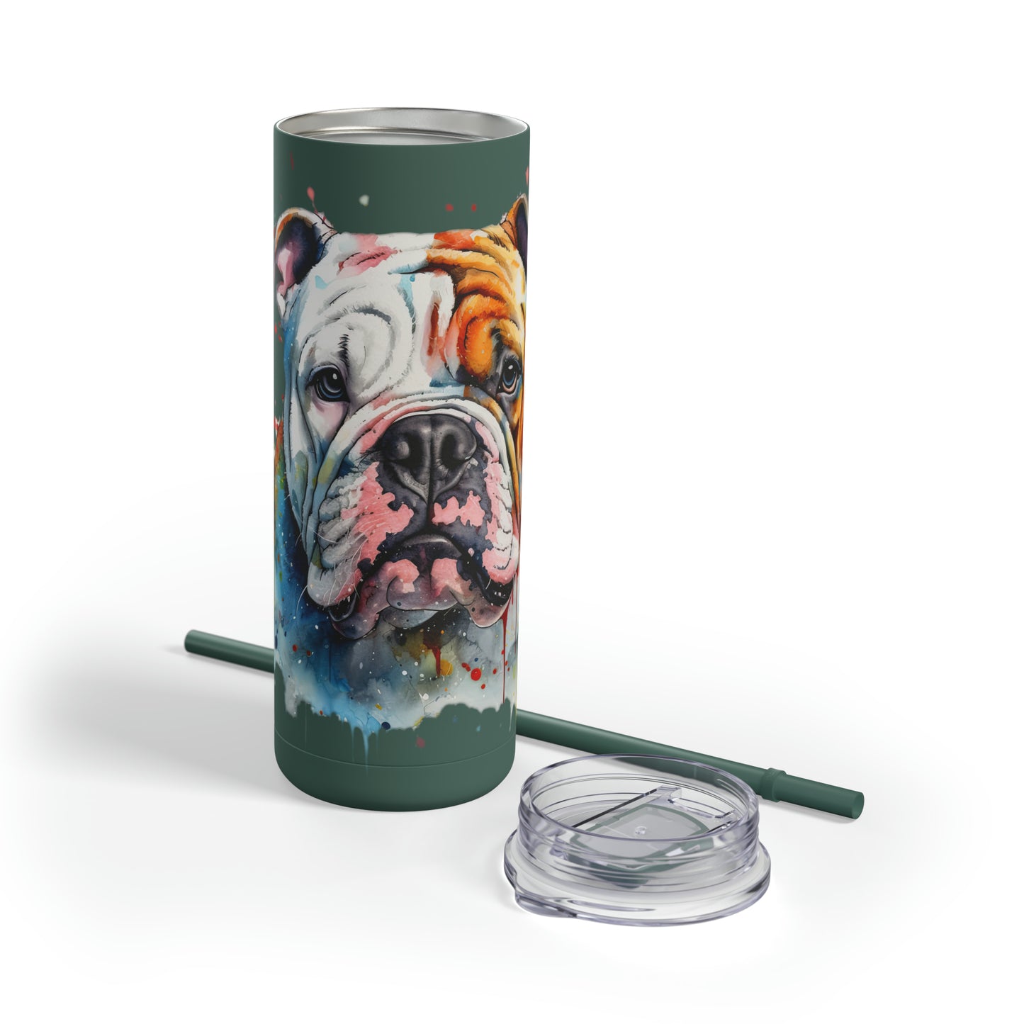 Bulldog 3 Maars Maker Skinny Matte Tumbler, 20oz
