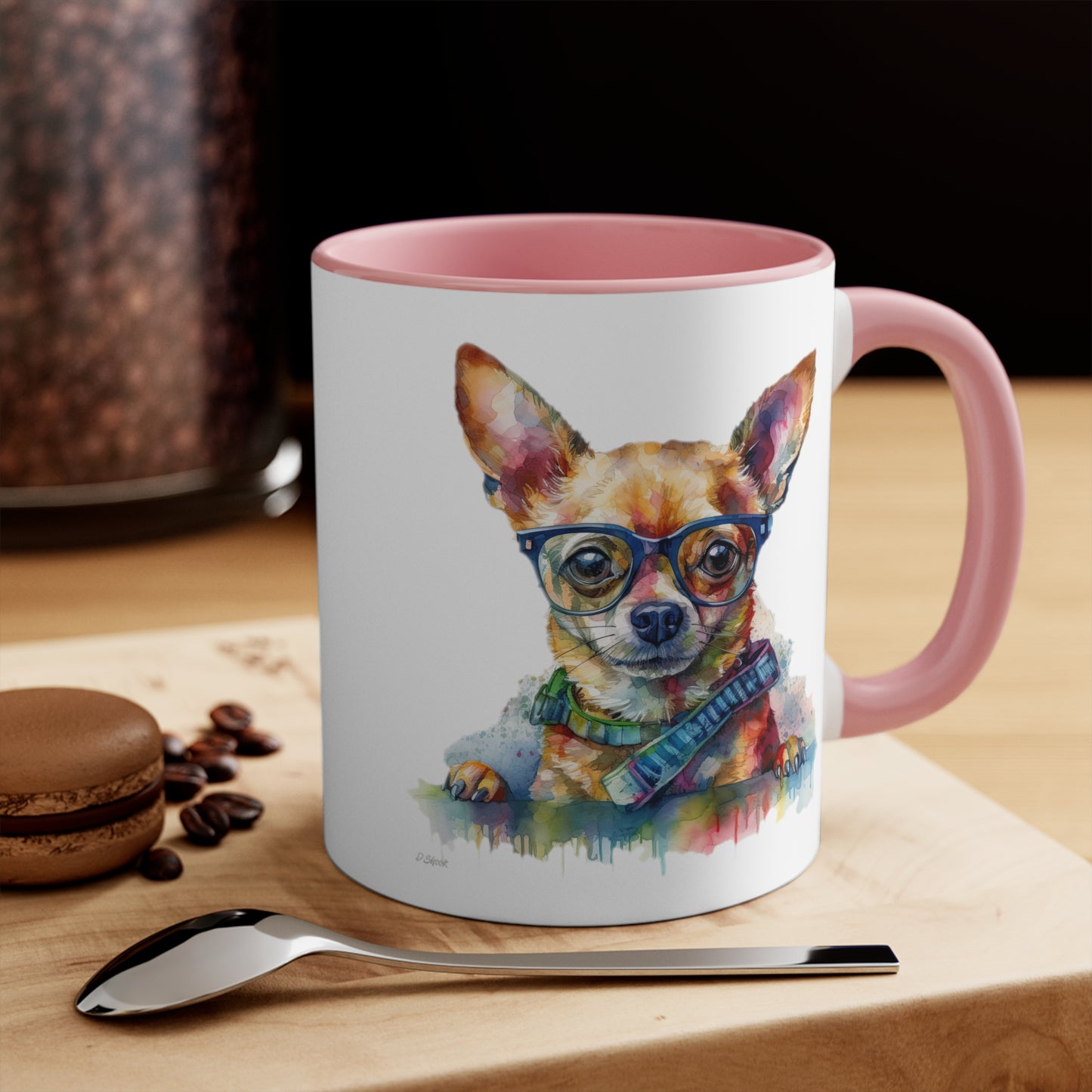 Chihuahua 4 Accent Mugs