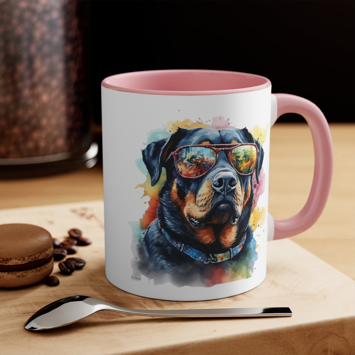 Rottweiler 6 Accent Mugs