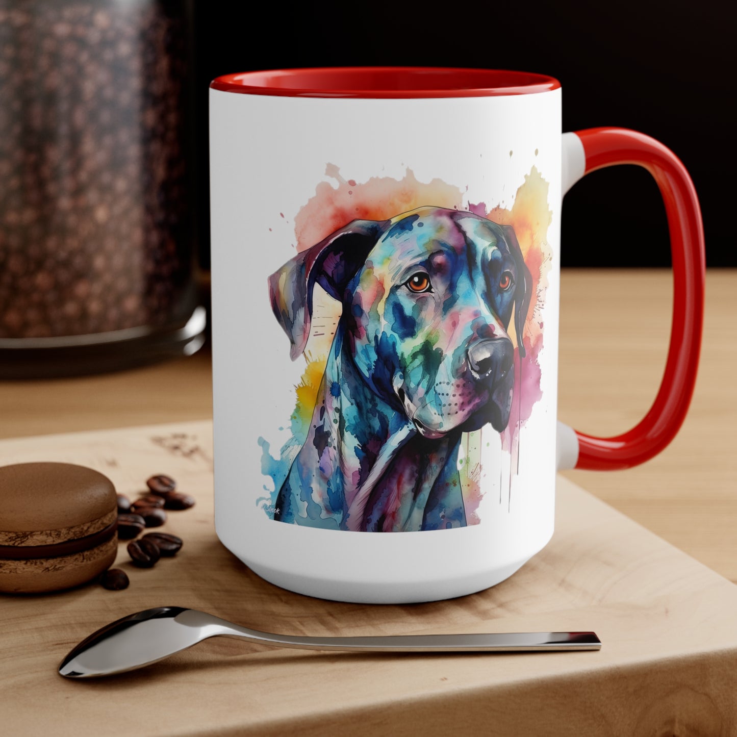 Great Dane 1 Accent Mugs