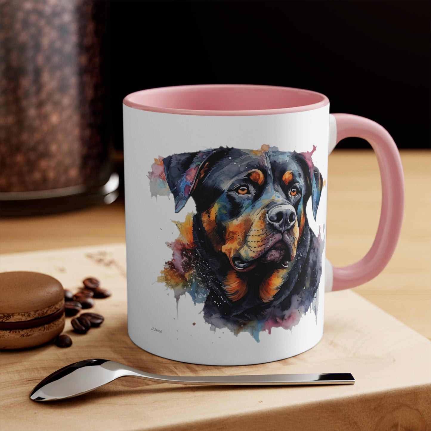 Rottweiler 3 Accent Mugs