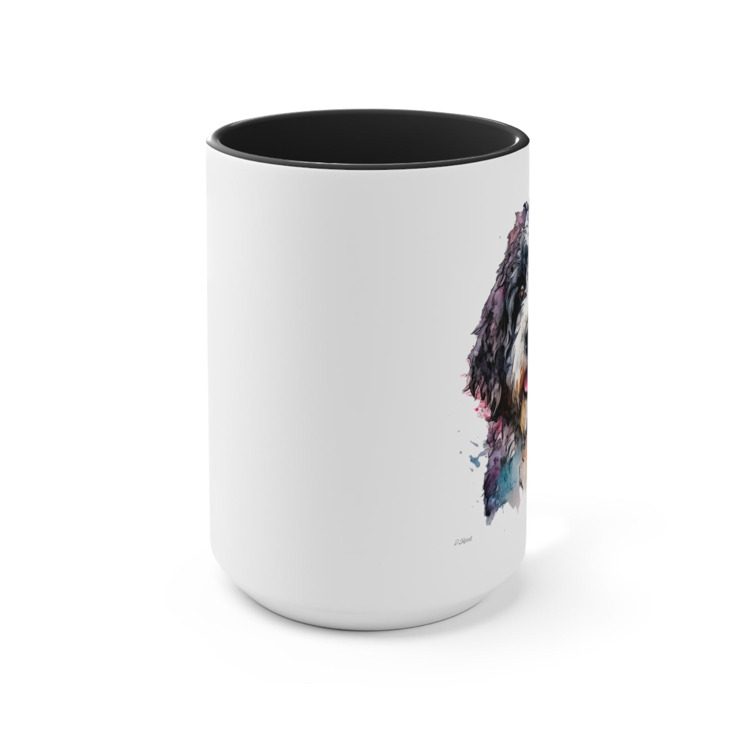 Portuguese Water Dog 2 Accent Mugs