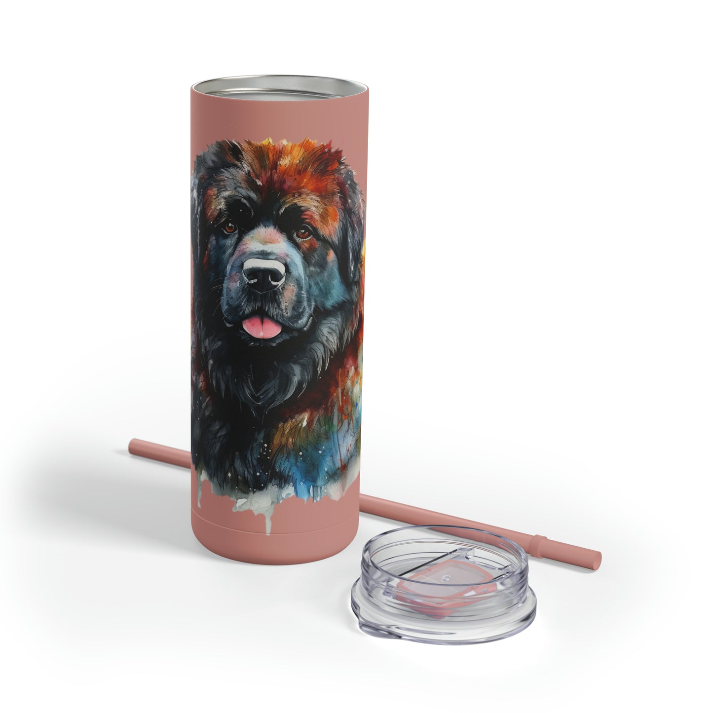 Newfoundland Dog 1 Maars Maker Skinny Matte Tumbler, 20oz