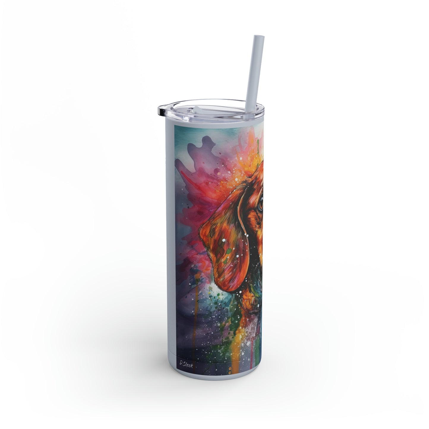 Dachshund 2 Maars Maker Skinny Matte Tumbler, 20oz