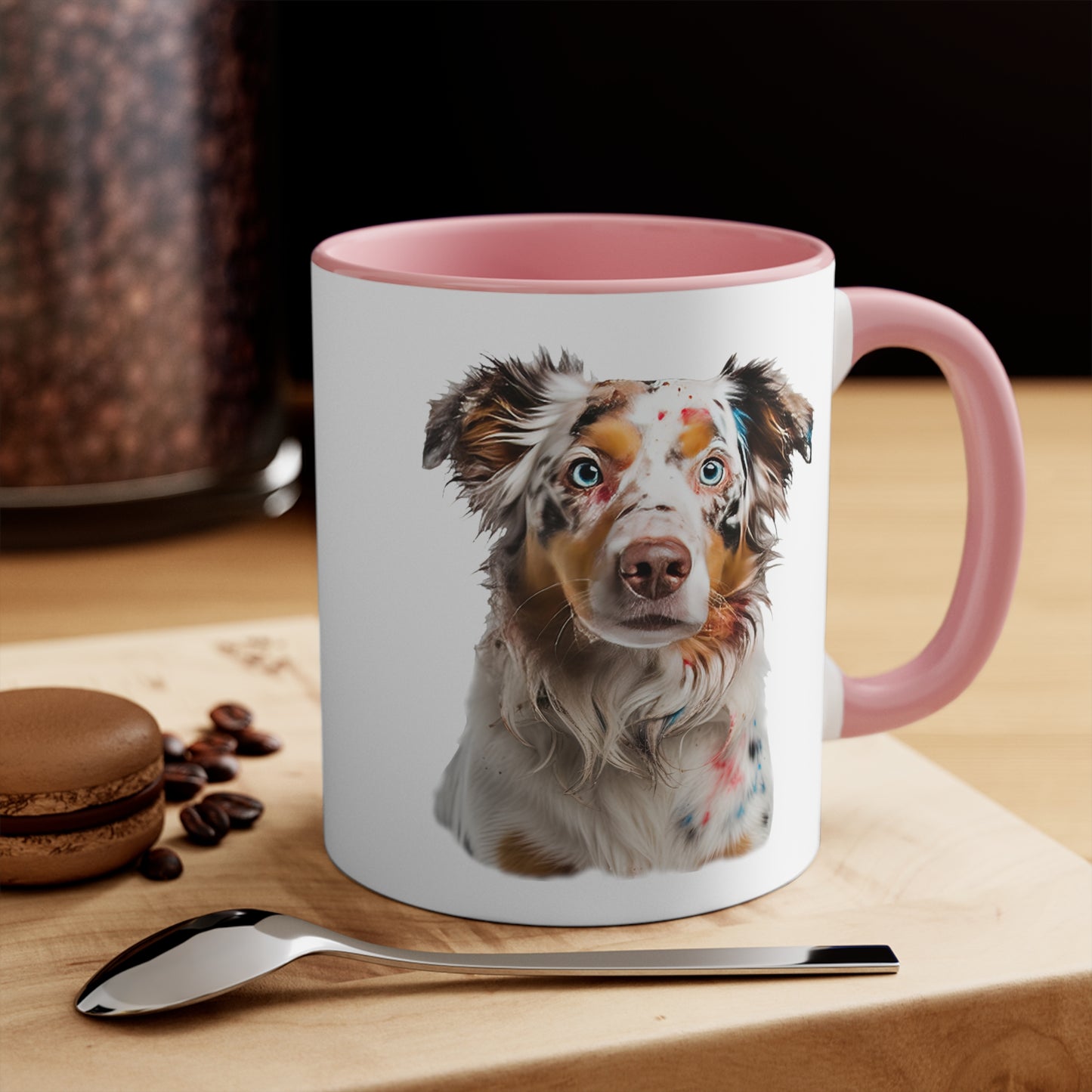 Australian Shepherd 1 Accent Mugs