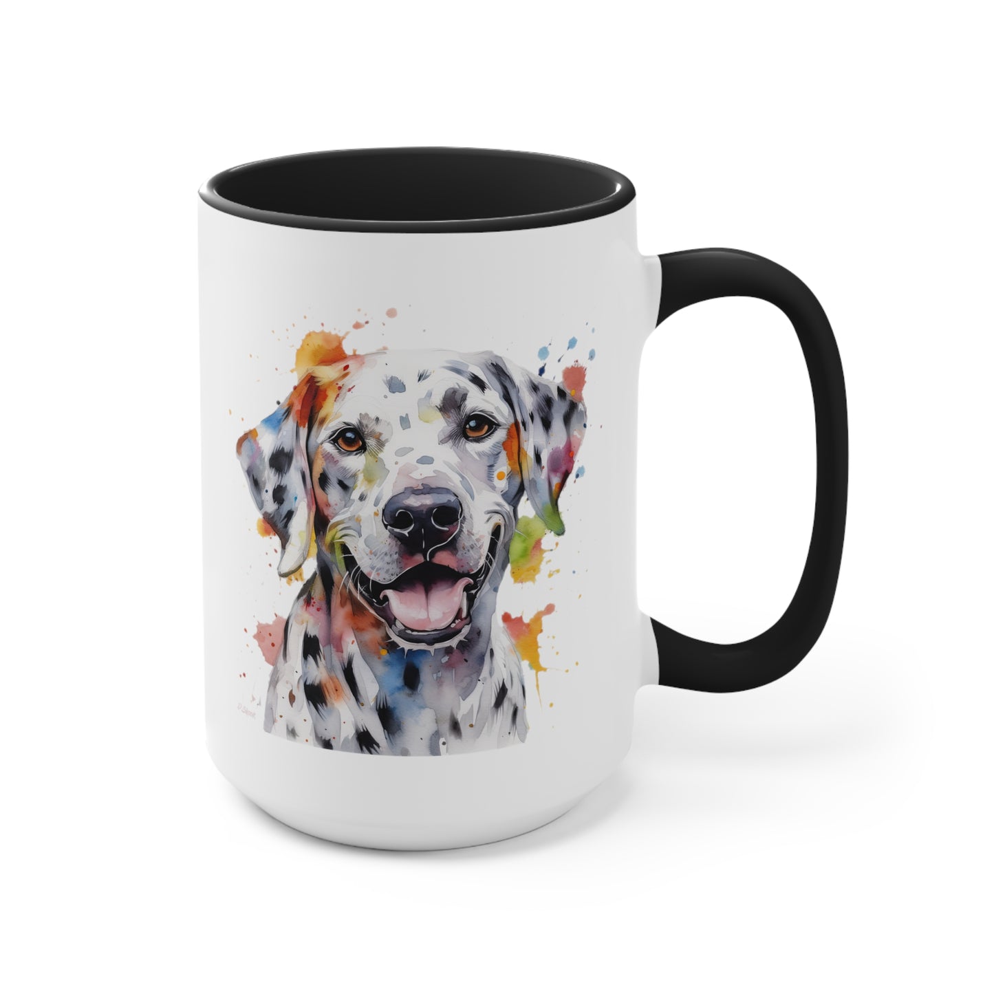 Dalmatian 1 Accent Mugs