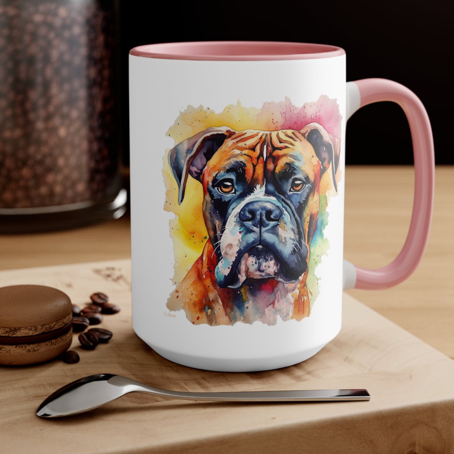 Boxer 1 Accent Mugs