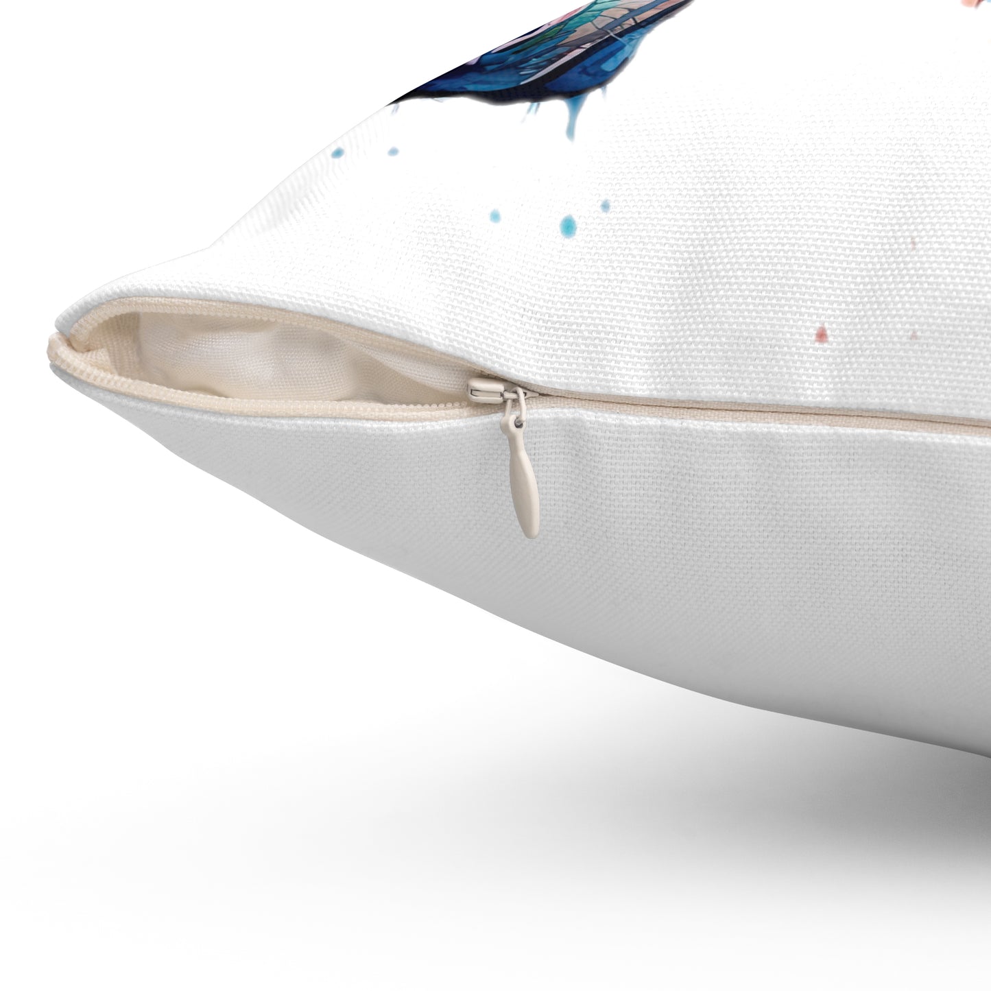 Horse Rescue 23 Spun Polyester Square Pillow