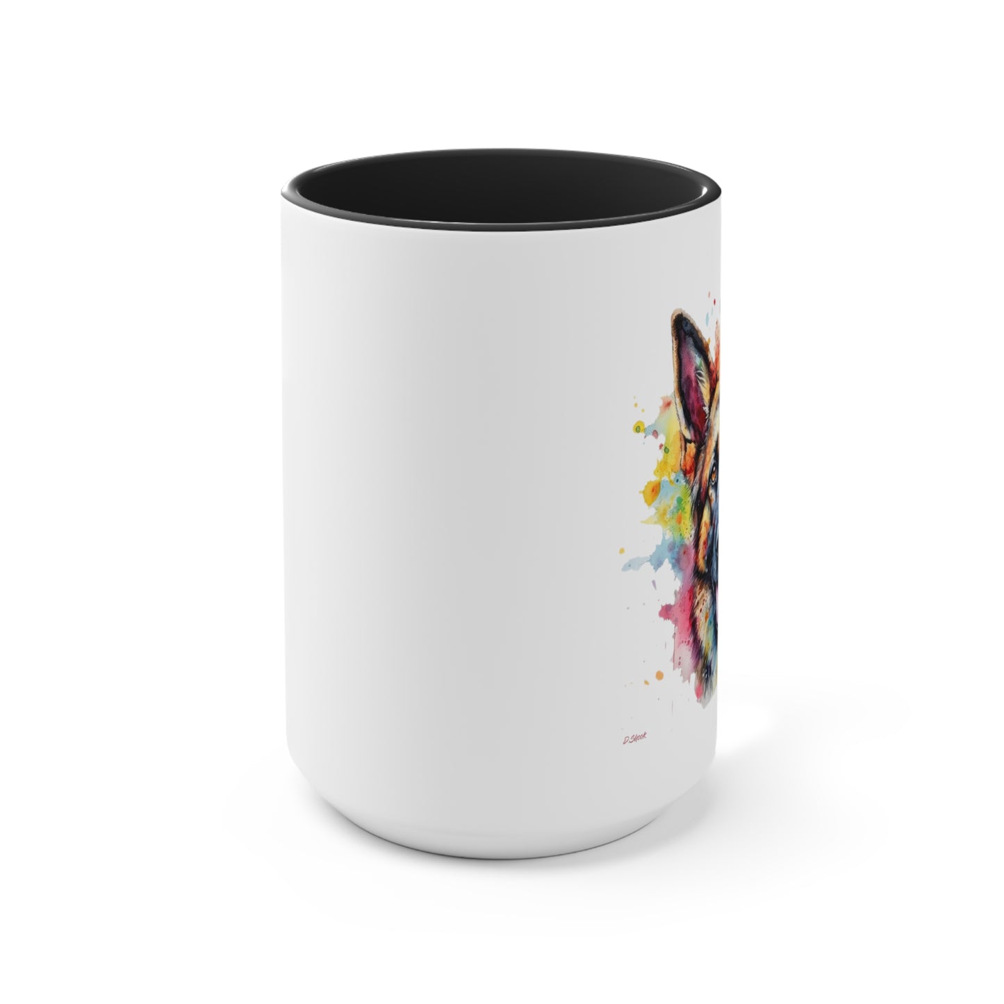 German Sheppard 1 Accent Mugs