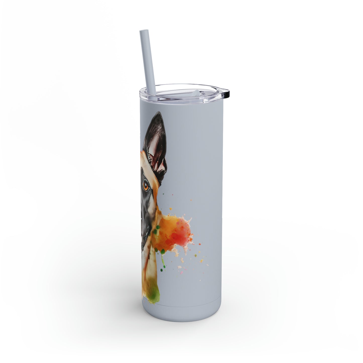 Belgium Malinois 4 Maars Maker Skinny Matte Tumbler, 20oz