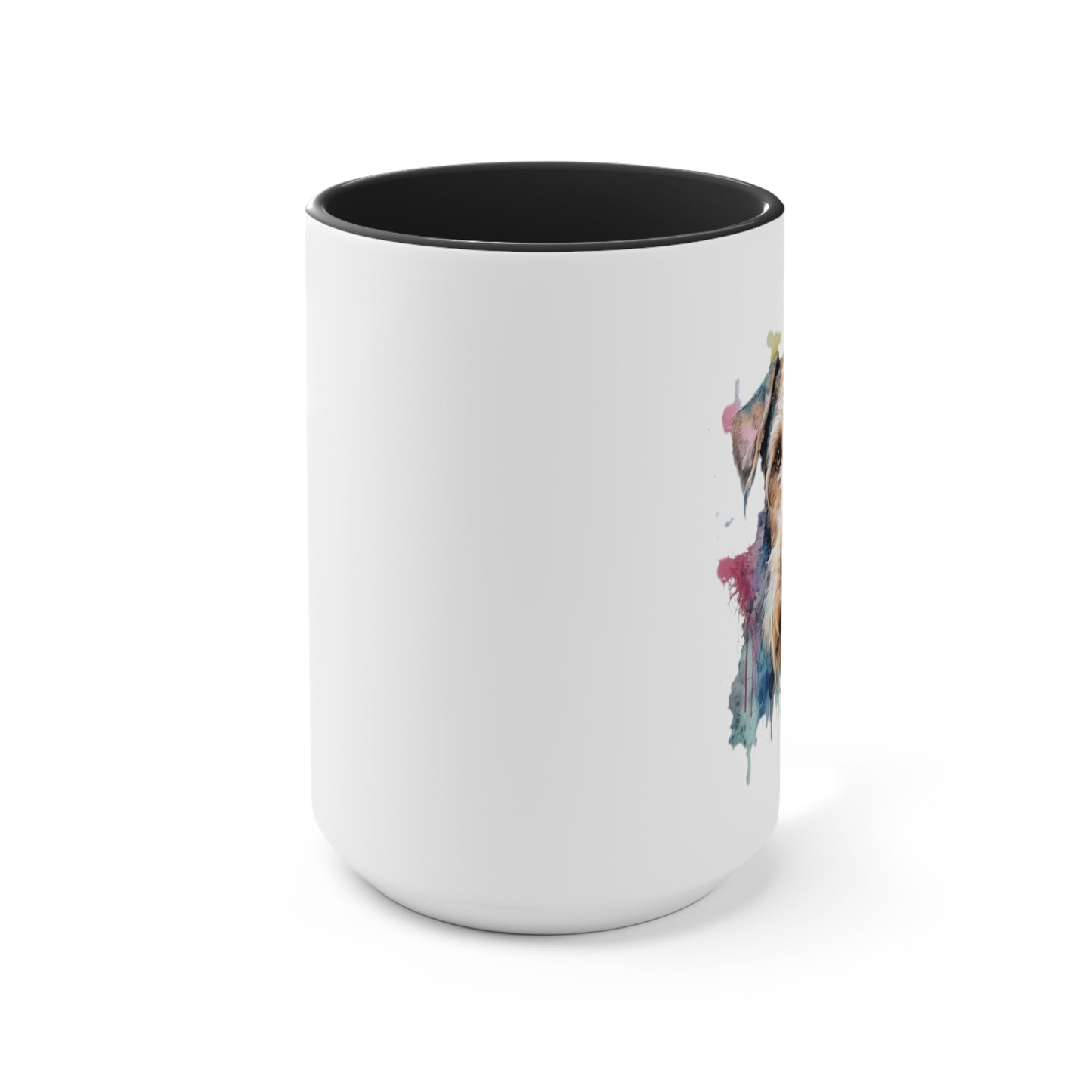 Airedale Terrier 2 Accent Mugs