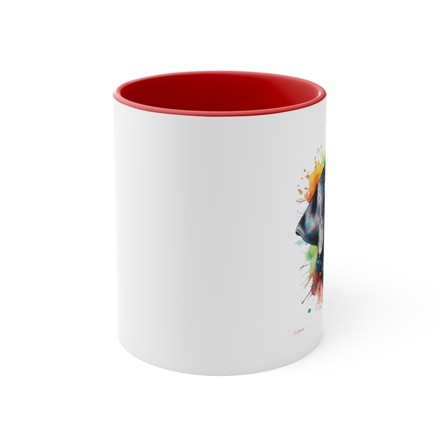 Black Lab 5 Accent Mugs
