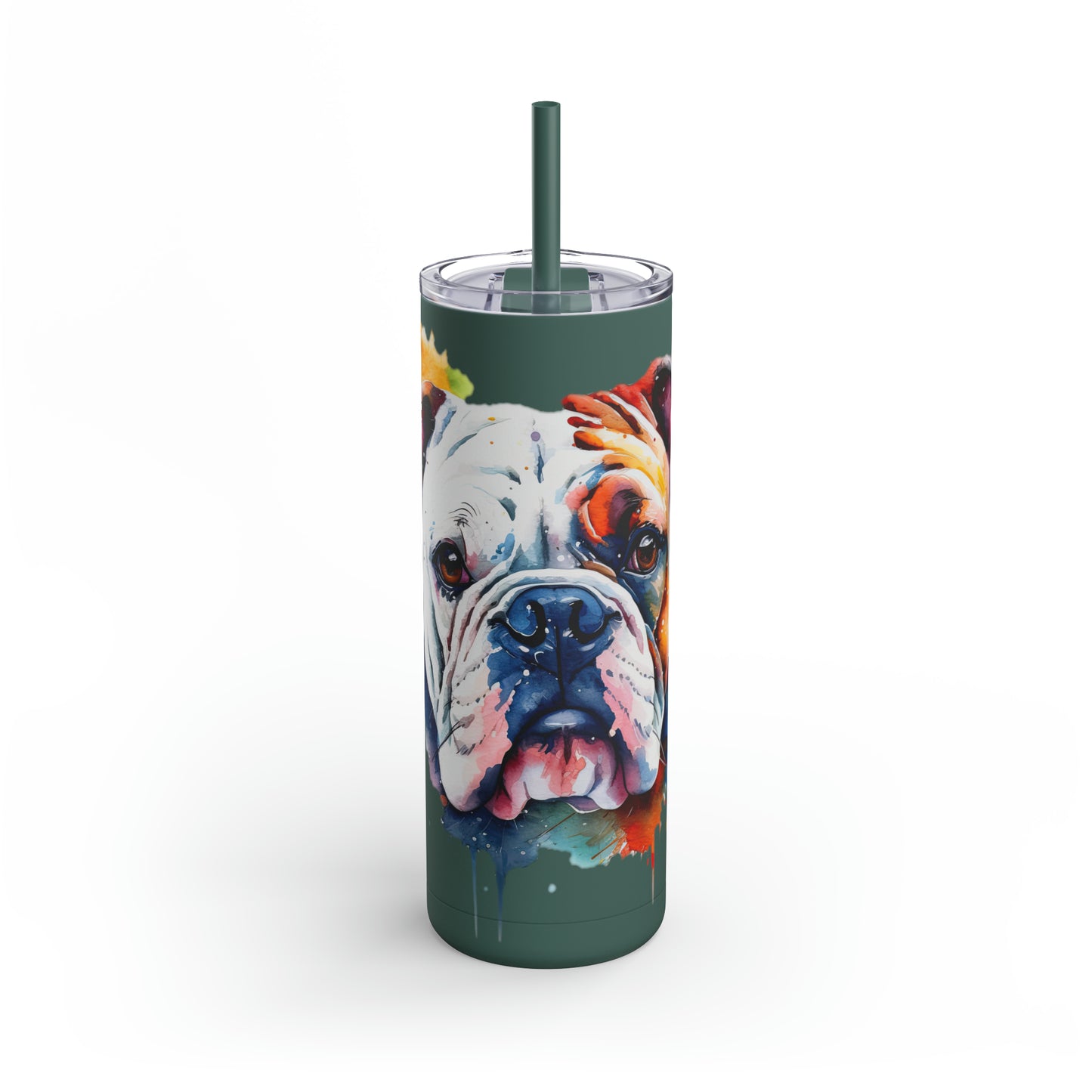 Bulldog 4 Maars Maker Skinny Matte Tumbler, 20oz