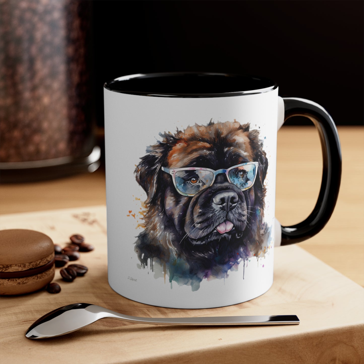Newfoundland Dog 5 Accent Mugs