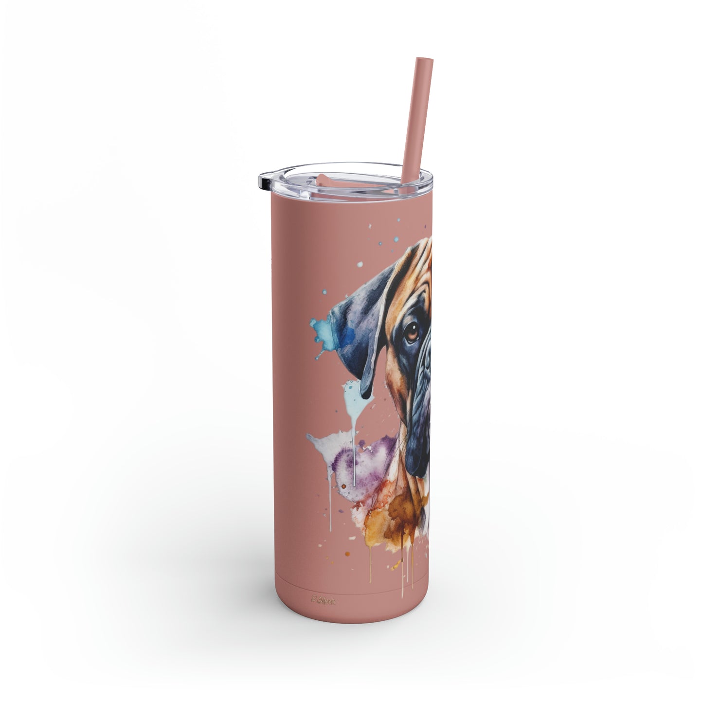 Bullmastiff 1 Maars Maker Skinny Matte Tumbler, 20oz