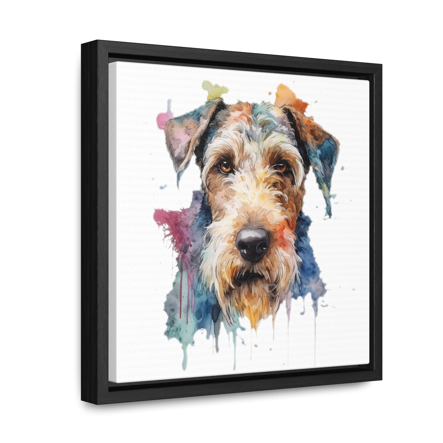Airedale Terrier 2 Gallery Canvas Wraps, Square Frame