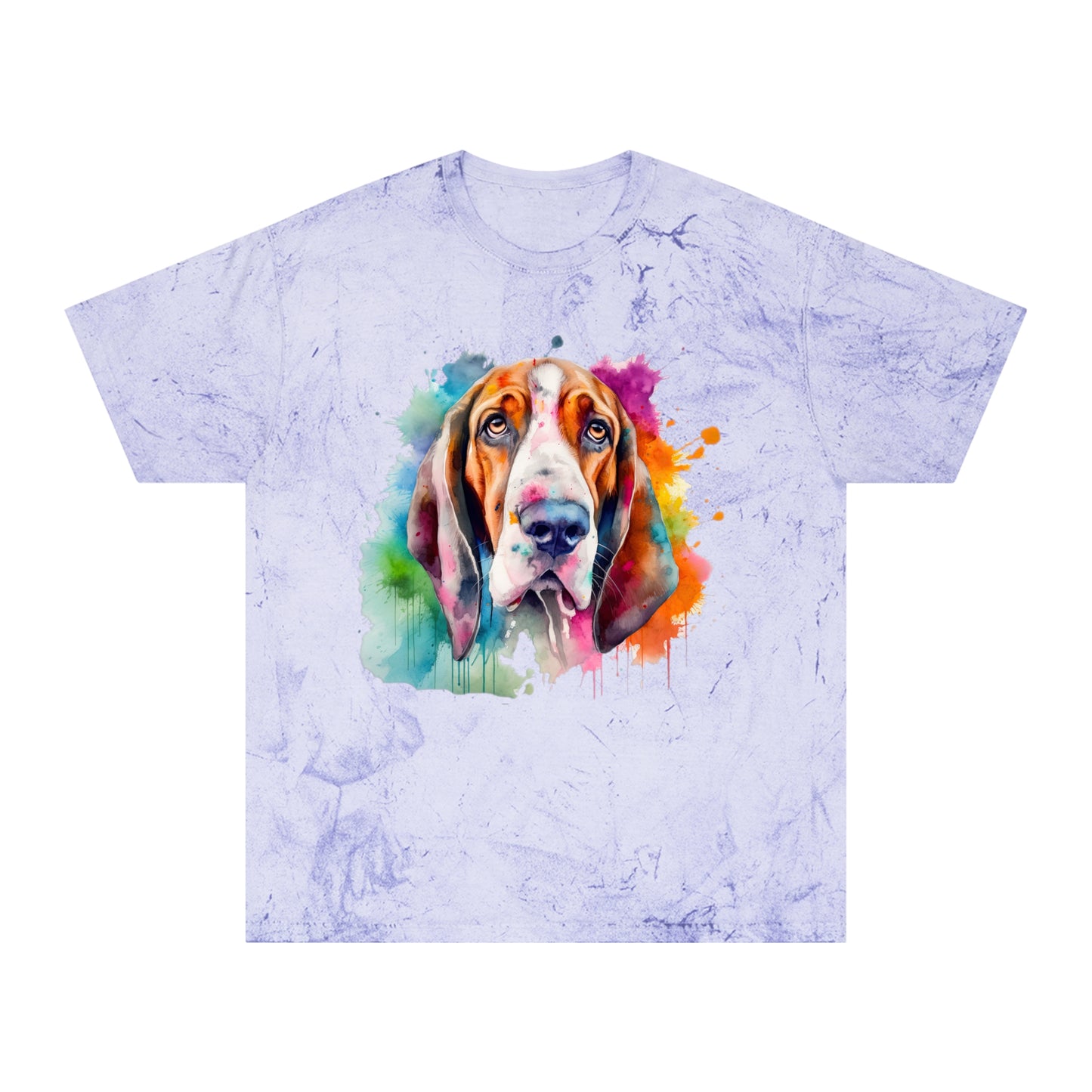 Basset Hound 3 Unisex Color Blast T-Shirt