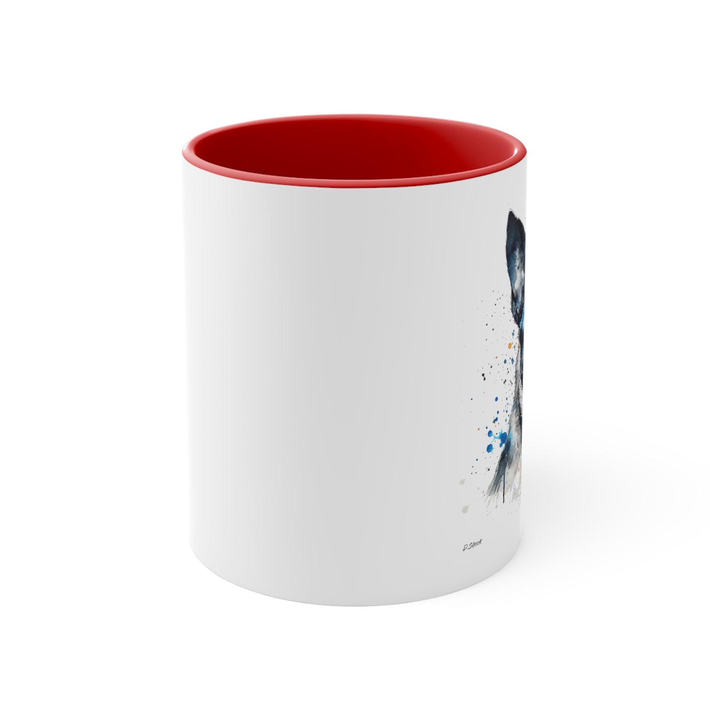 Blue Heeler 1 Accent Mugs