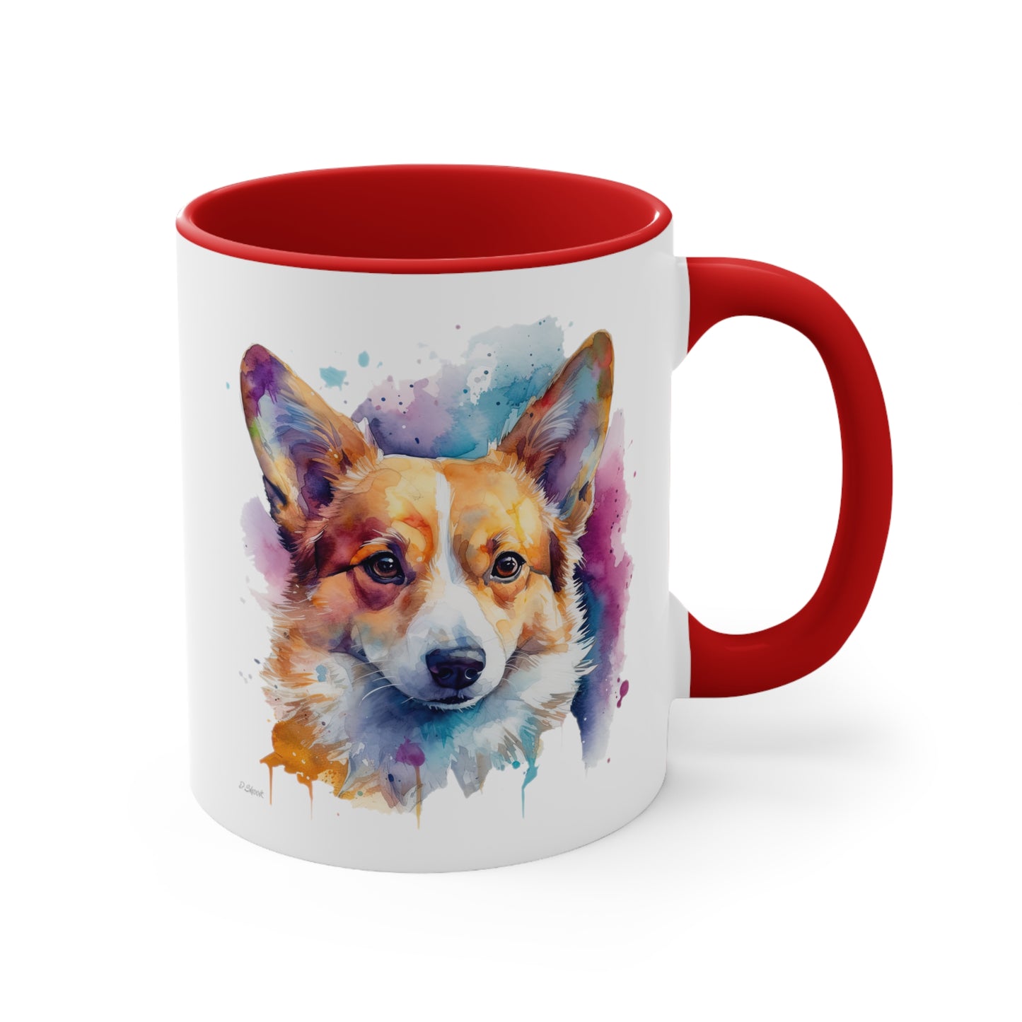 Pembroke Welsh Corgi 3 Accent Mugs