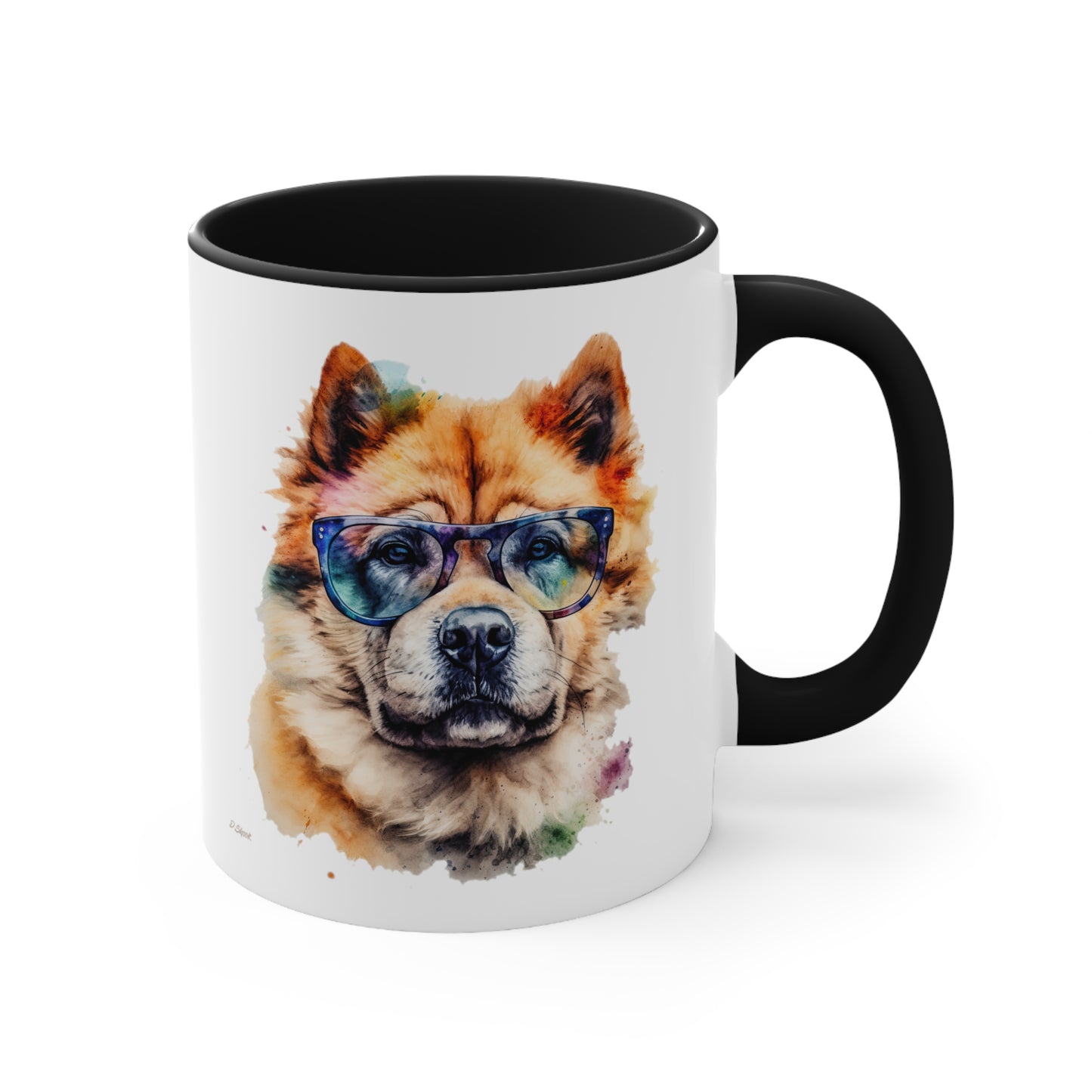 Chow Chow 5 Accent Mugs
