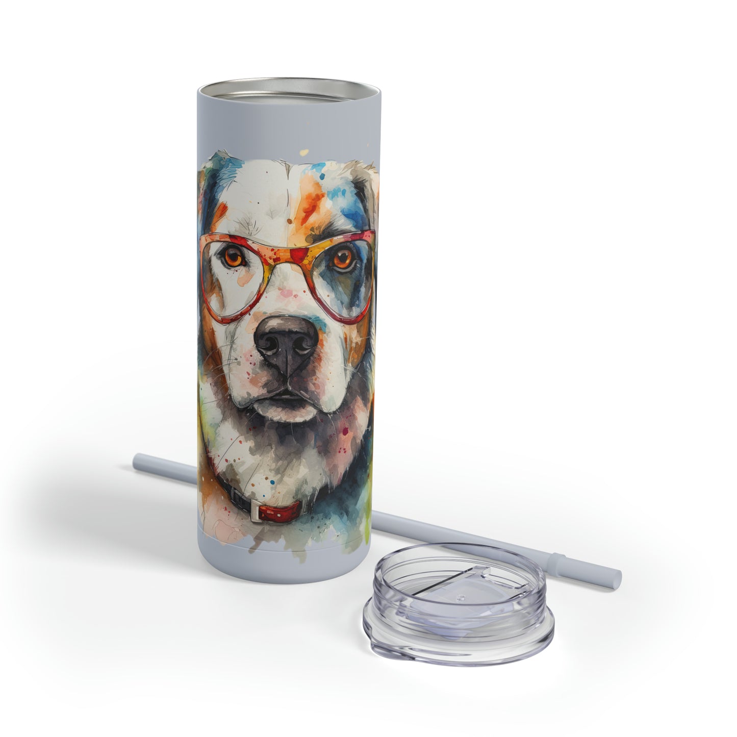 Greater Swiss Mountain Dog 4 Maars Maker Skinny Matte Tumbler, 20oz