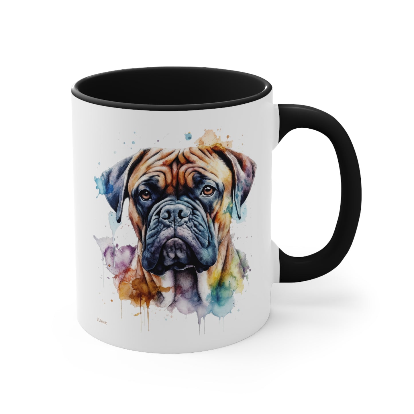 Bullmastiff 1 Accent Mugs