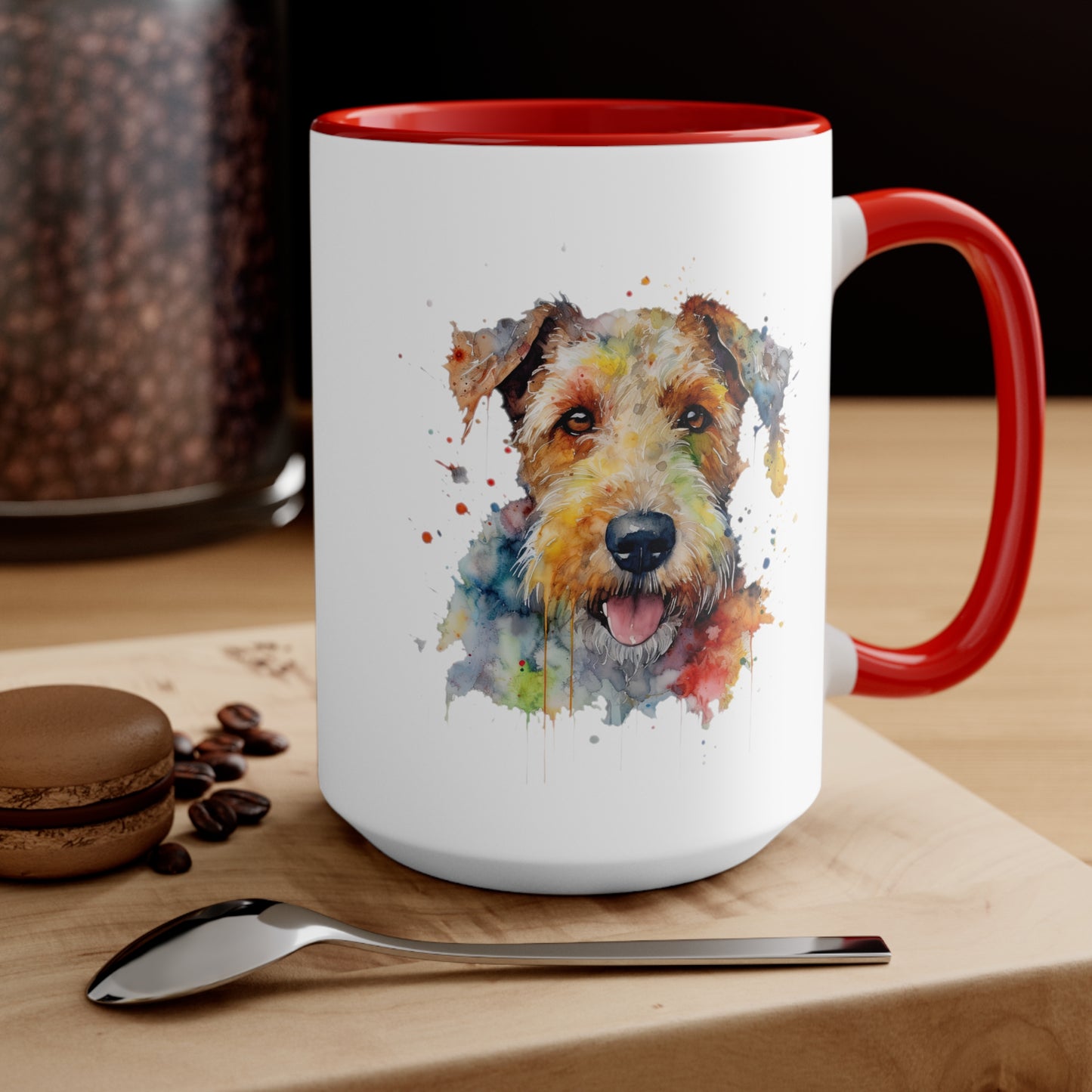 Airedale Terrier 1 Accent Mugs