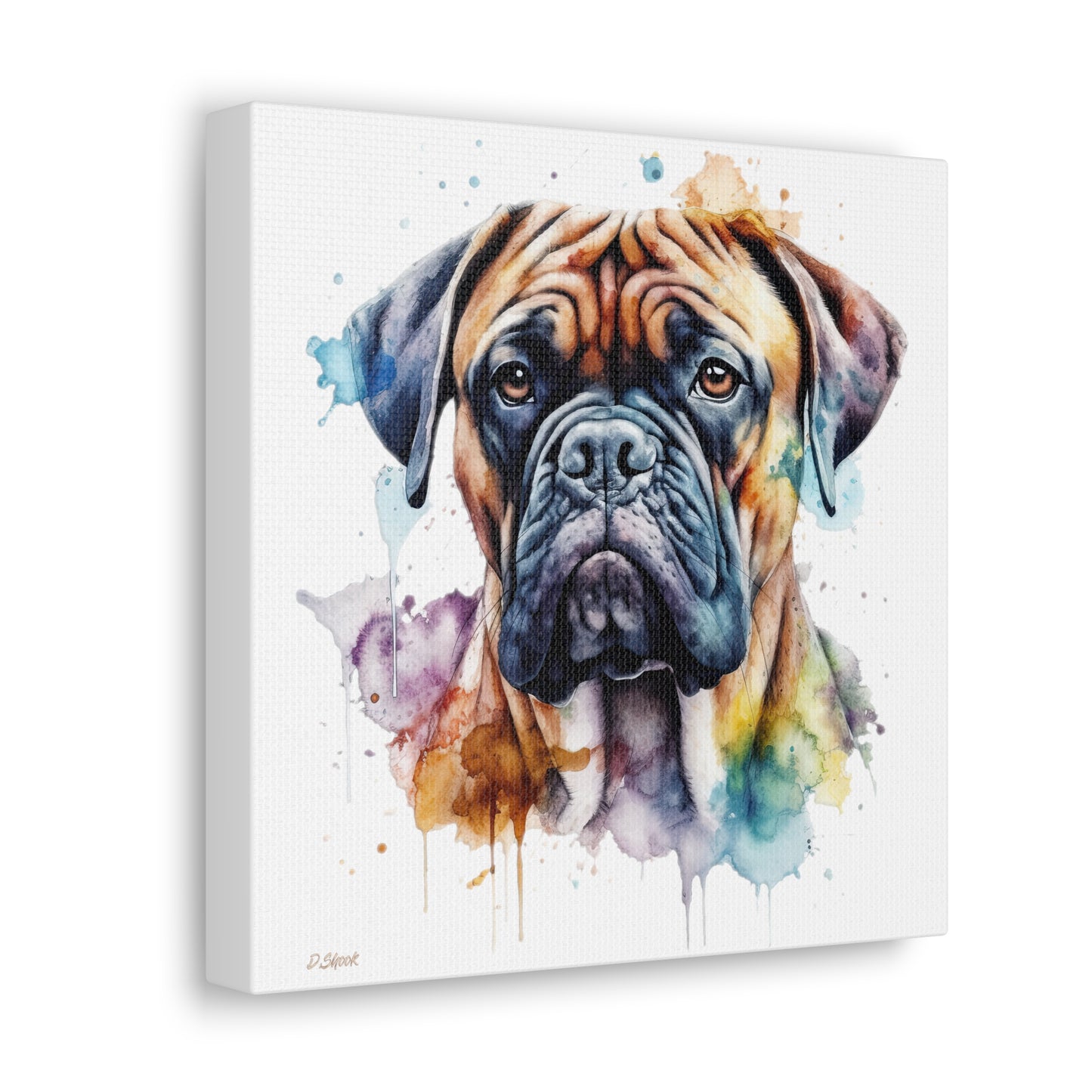 Bullmastiff 1 Canvas Gallery Wraps