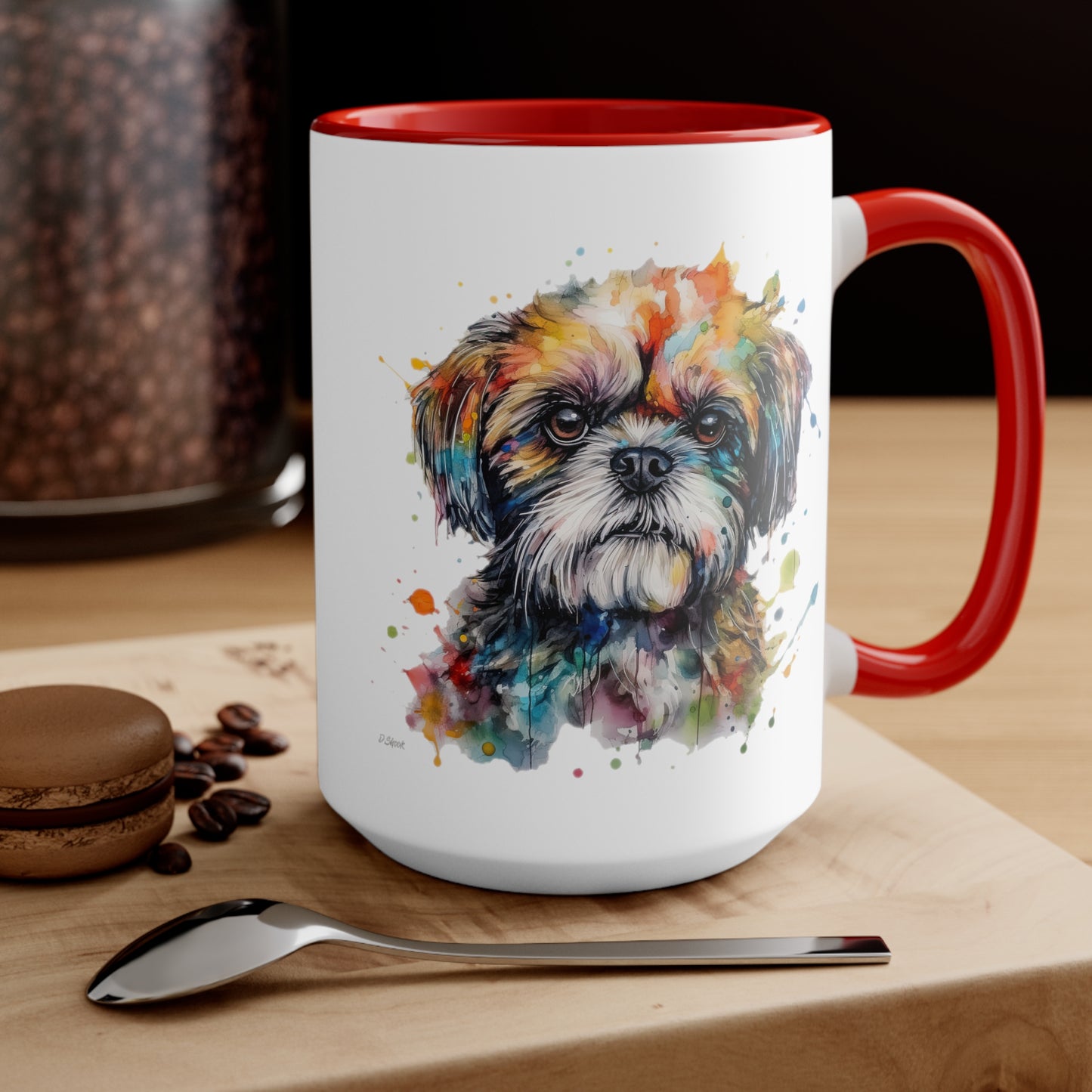 Shih Tzu 2 Accent Mugs