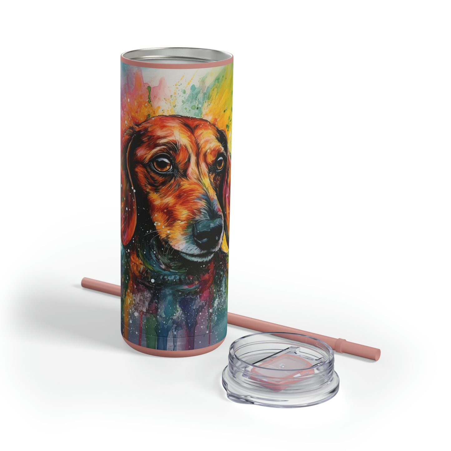 Dachshund 2 Maars Maker Skinny Matte Tumbler, 20oz