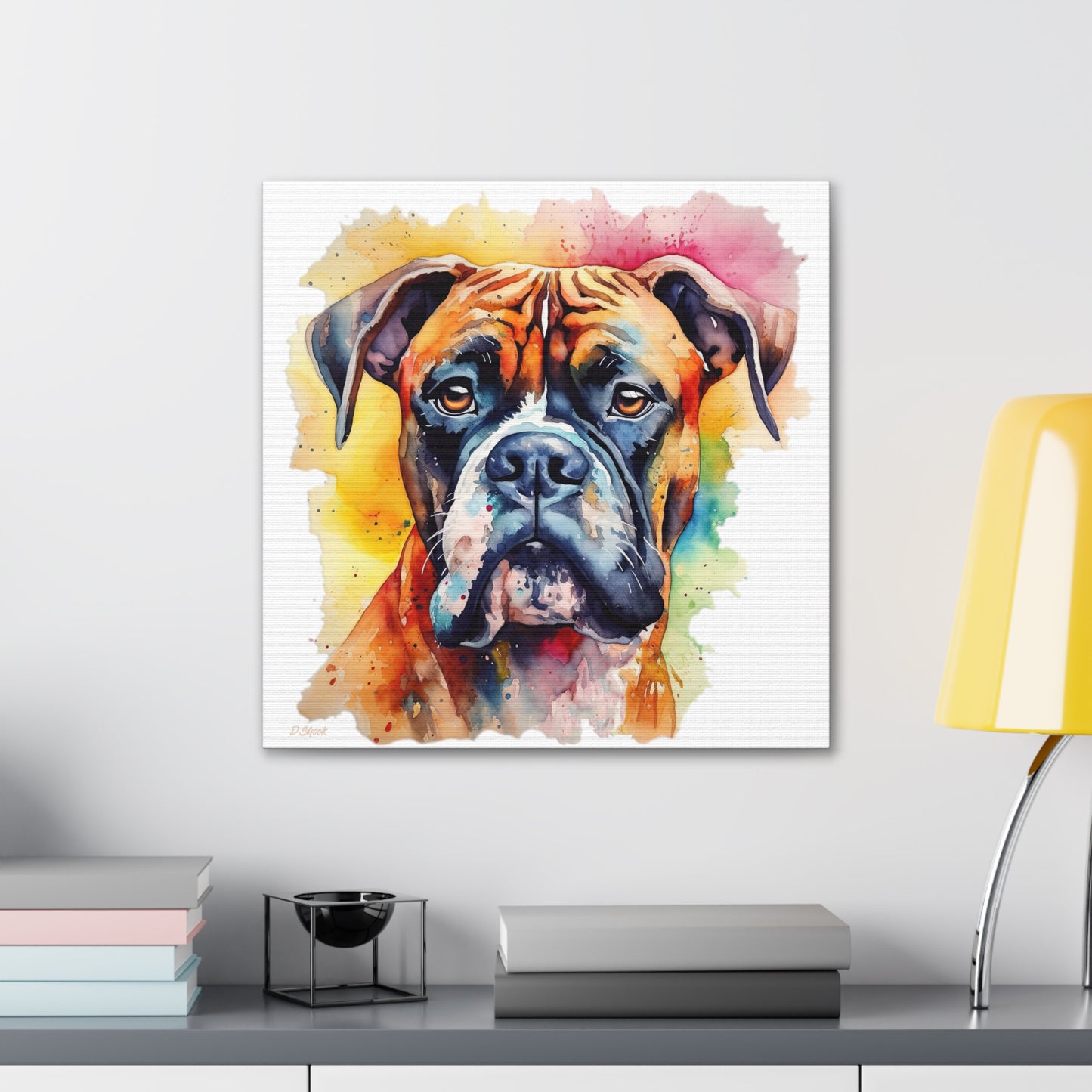 Boxer 1 Canvas Gallery Wraps