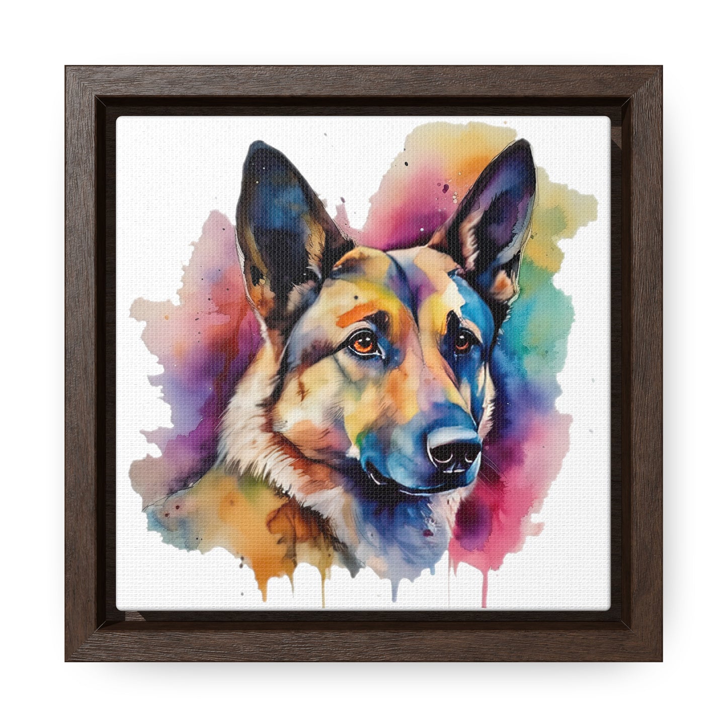 German Sheppard 3B Gallery Canvas Wraps, Square Frame