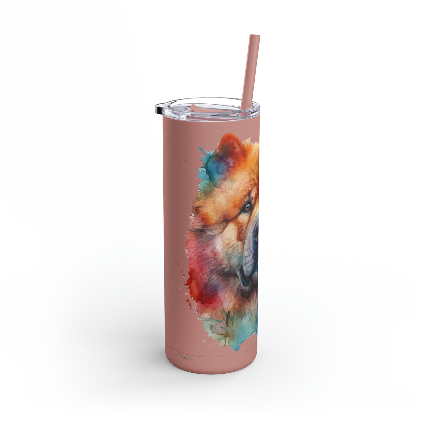 Chow Chow 2 Maars Maker Skinny Matte Tumbler, 20oz