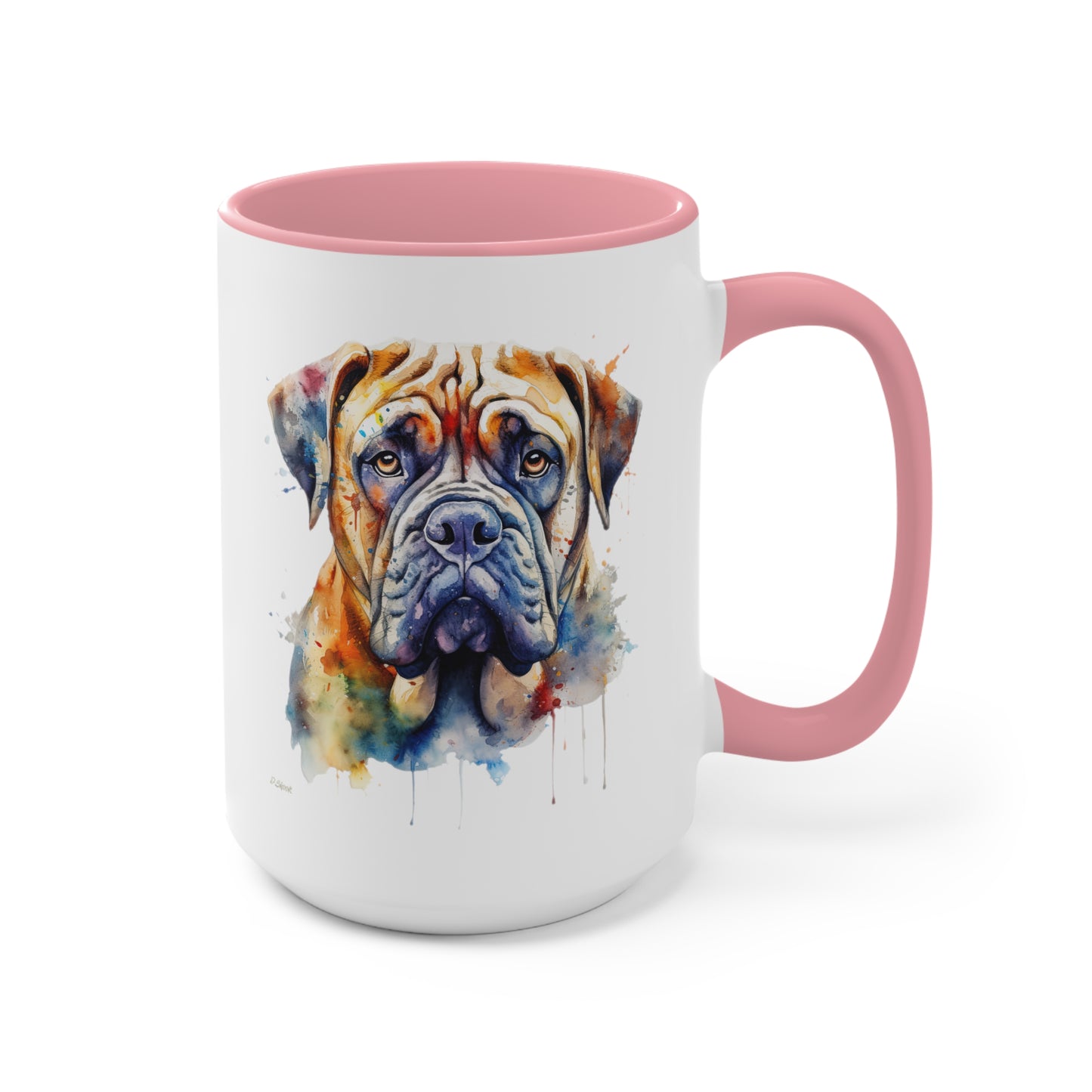 Bullmastiff 3 Accent Mugs