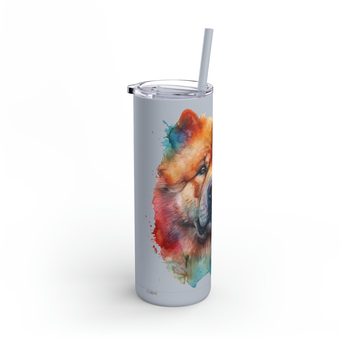 Chow Chow 2 Maars Maker Skinny Matte Tumbler, 20oz